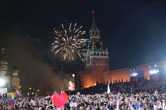 Russia Day Gala on Red Square