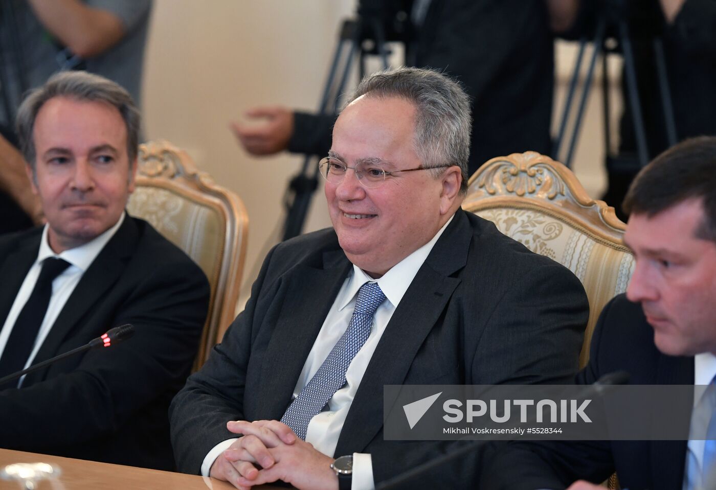 Meeting of Russian and Greek foreign ministers