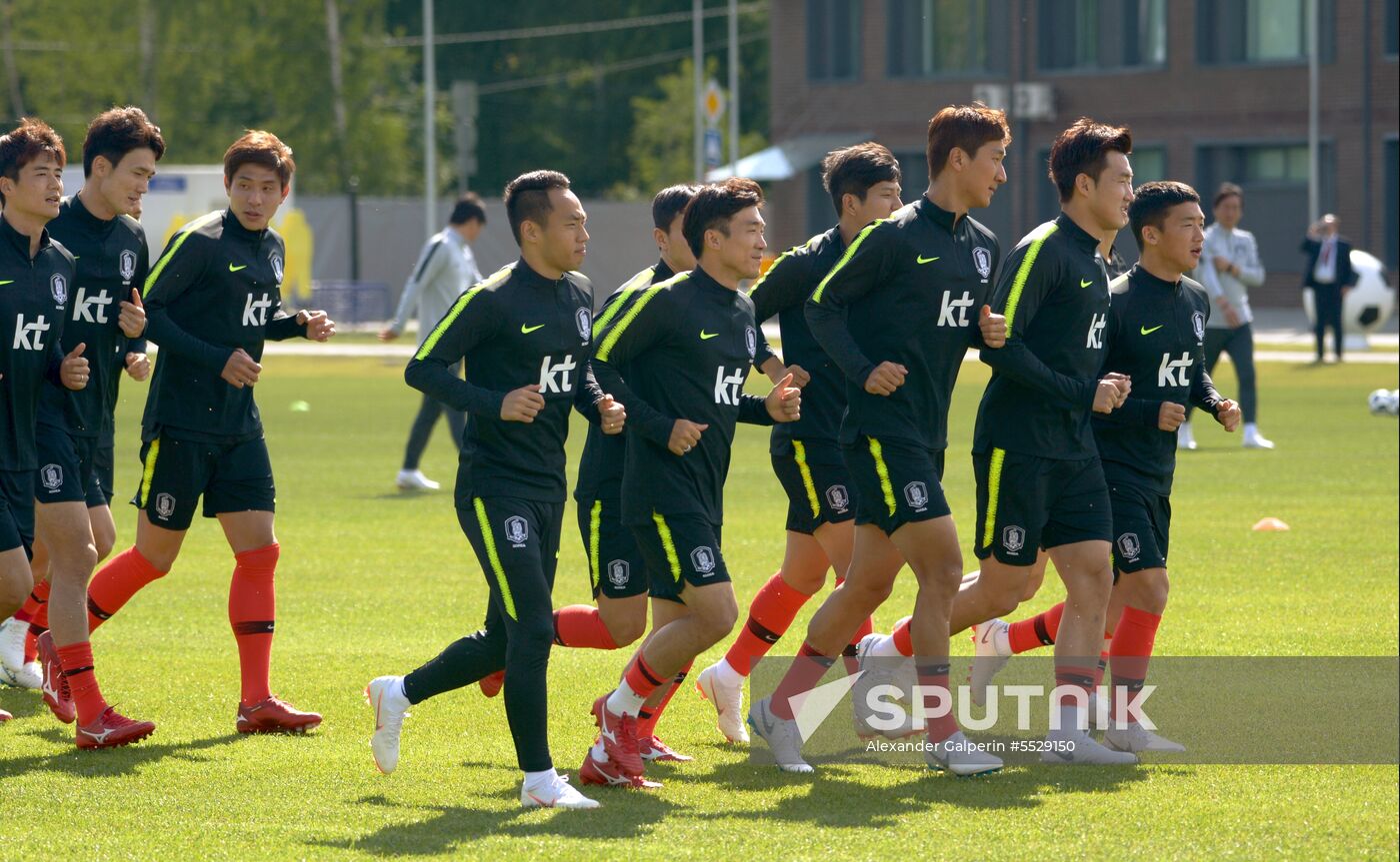 Russia World Cup South Korea Training