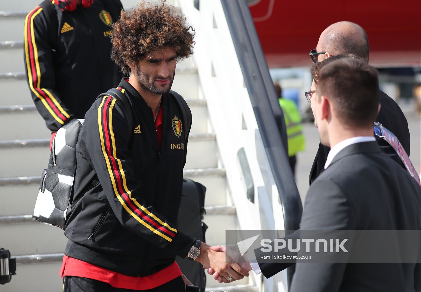 Russia World Cup Belgium Arrival