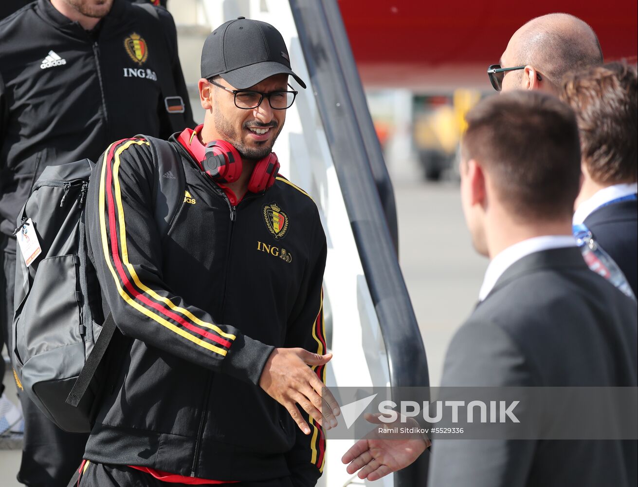 Russia World Cup Belgium Arrival