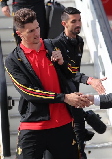 Russia World Cup Belgium Arrival