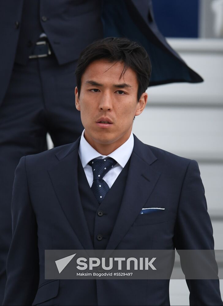 Russia World Cup Japan Arrival