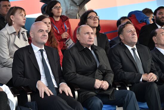 President Putin attends gala concert marking FIFA World Cup opening