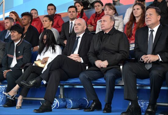 President Putin attends gala concert marking FIFA World Cup opening