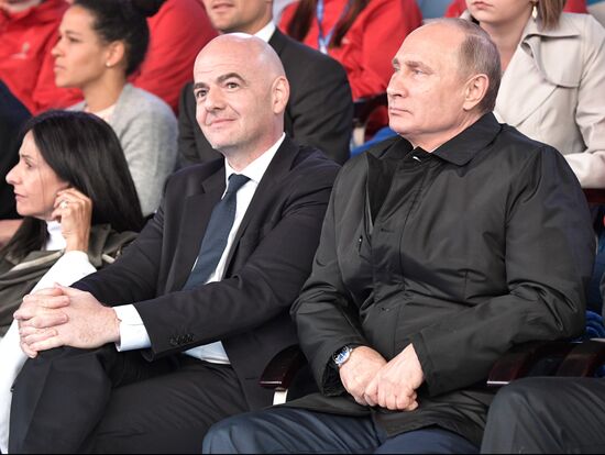 President Putin attends gala concert marking FIFA World Cup opening