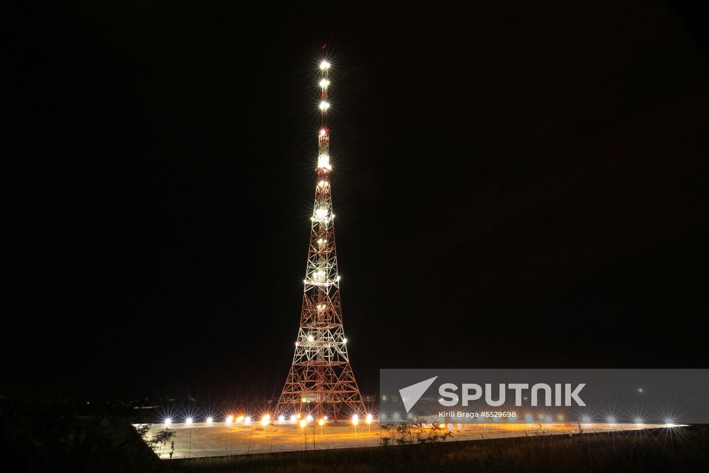 TV towers lit up in 2018 FIFA World Cup host cities