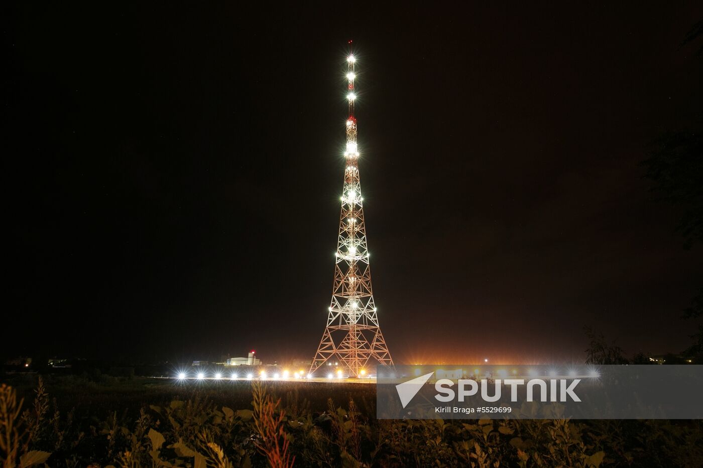 TV towers lit up in 2018 FIFA World Cup host cities