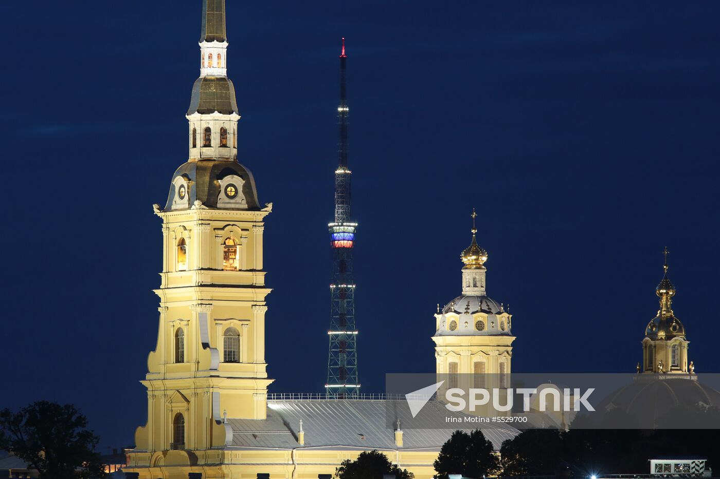 TV towers lit up in 2018 FIFA World Cup host cities
