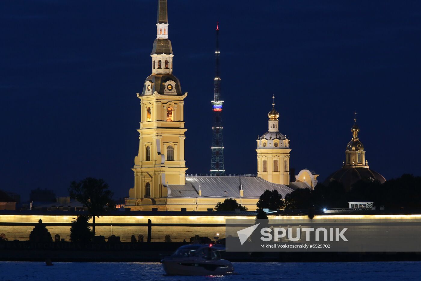 TV towers lit up in 2018 FIFA World Cup host cities