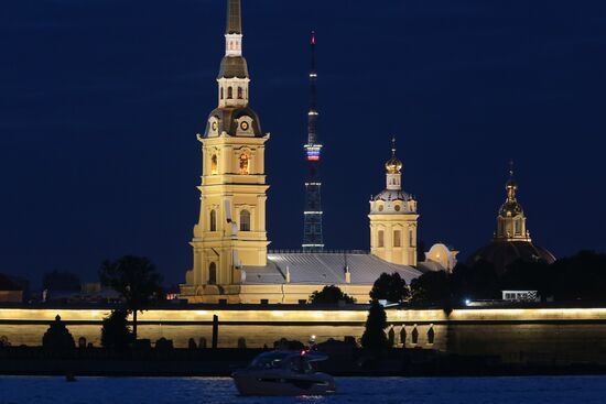 TV towers lit up in 2018 FIFA World Cup host cities
