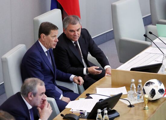 State Duma plenary meeting