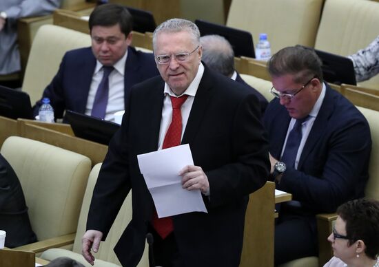 State Duma plenary meeting
