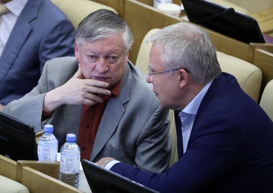 State Duma plenary meeting