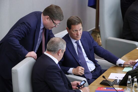 State Duma plenary meeting