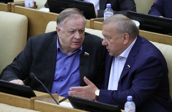 State Duma plenary meeting
