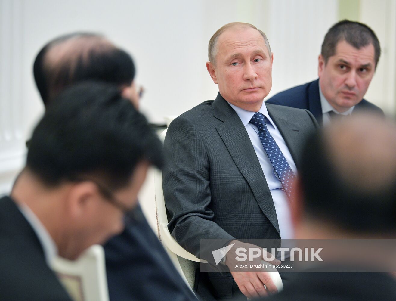 President Putin meets with President of Presidium of the Supreme People's Assembly of North Korea Kim Yong-nam