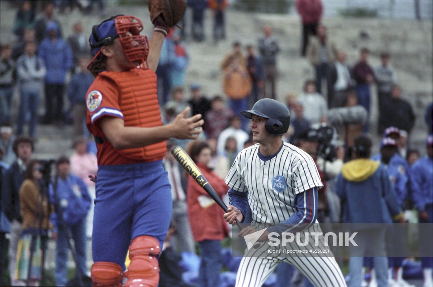 Baseball match USSR vs. USA