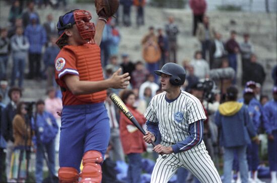 Baseball match USSR vs. USA