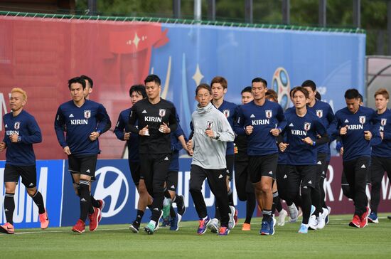 Russia World Cup Japan Training