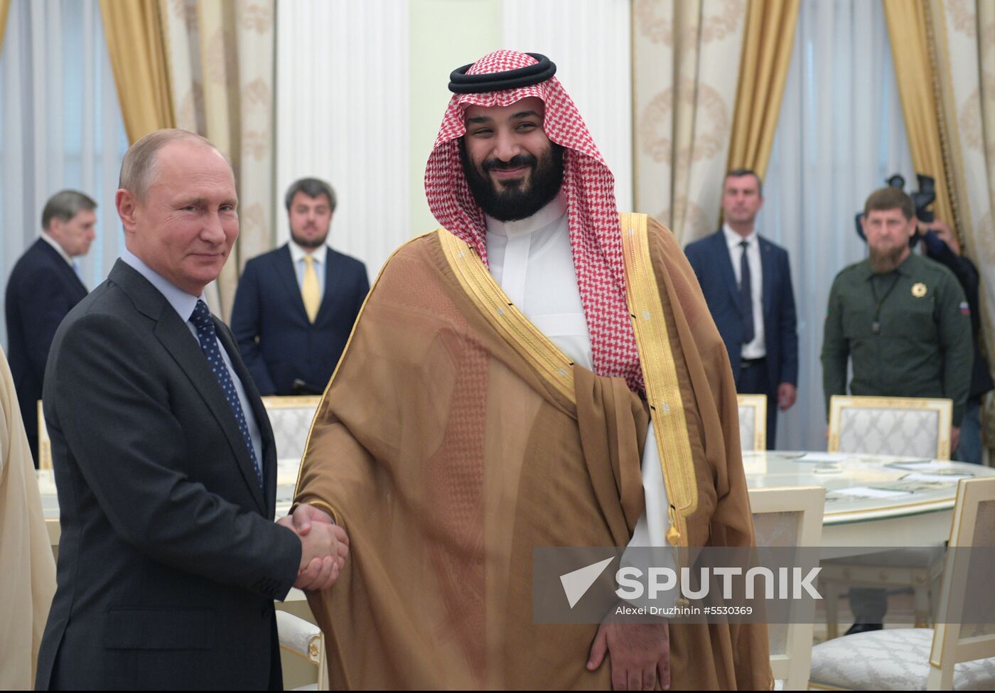 President Putin meets with Saudi Crown Prince Mohammad bin Salman Al Saud