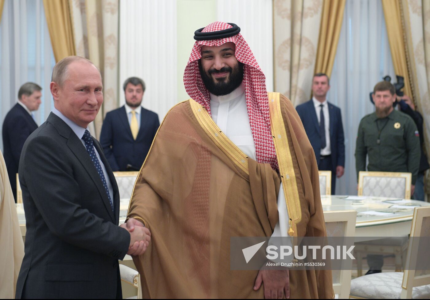 President Putin meets with Saudi Crown Prince Mohammad bin Salman Al Saud