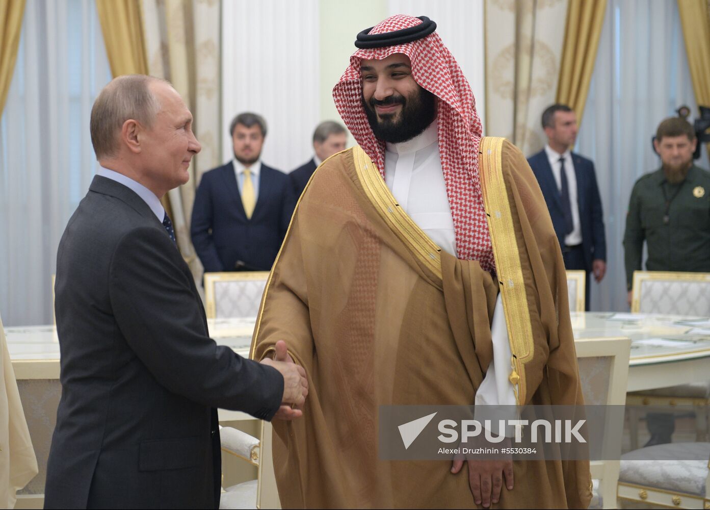 President Putin meets with Saudi Crown Prince Mohammad bin Salman Al Saud