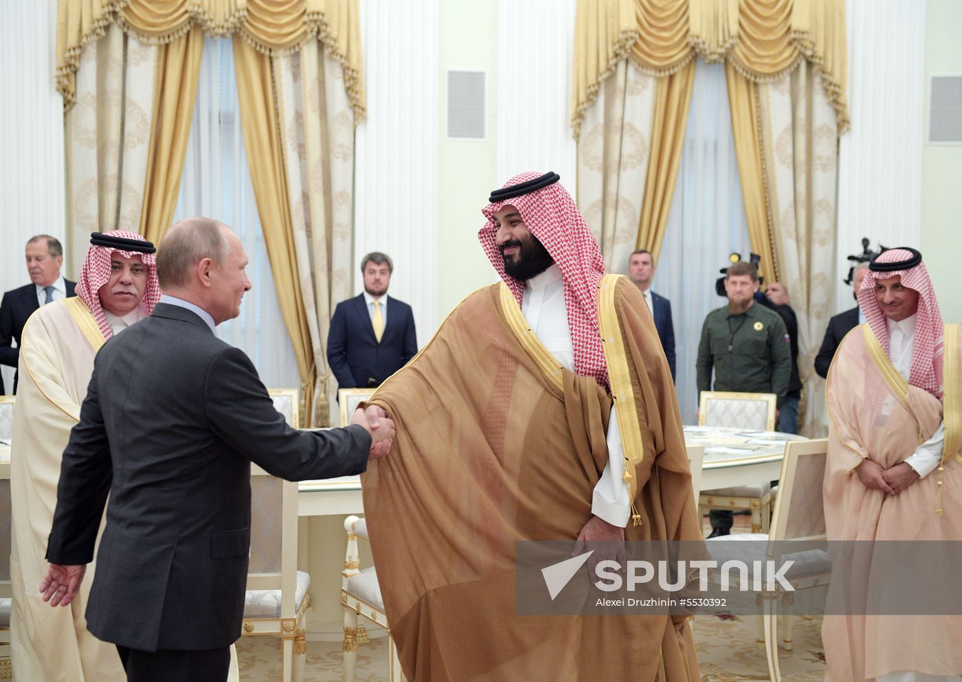 President Putin meets with Saudi Crown Prince Mohammad bin Salman Al Saud