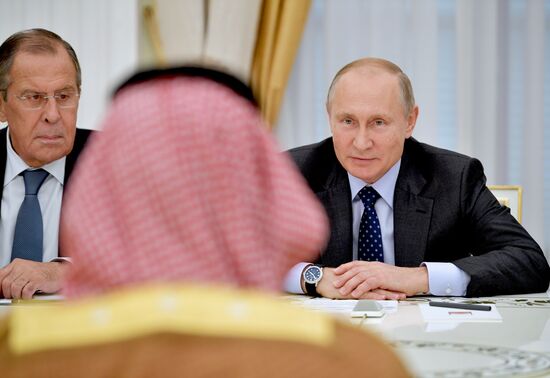 President Putin meets with Saudi Crown Prince Mohammad bin Salman Al Saud