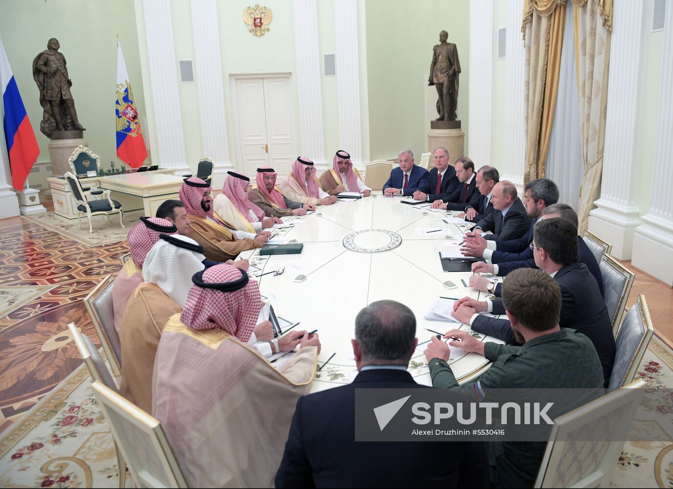 President Putin meets with Saudi Crown Prince Mohammad bin Salman Al Saud