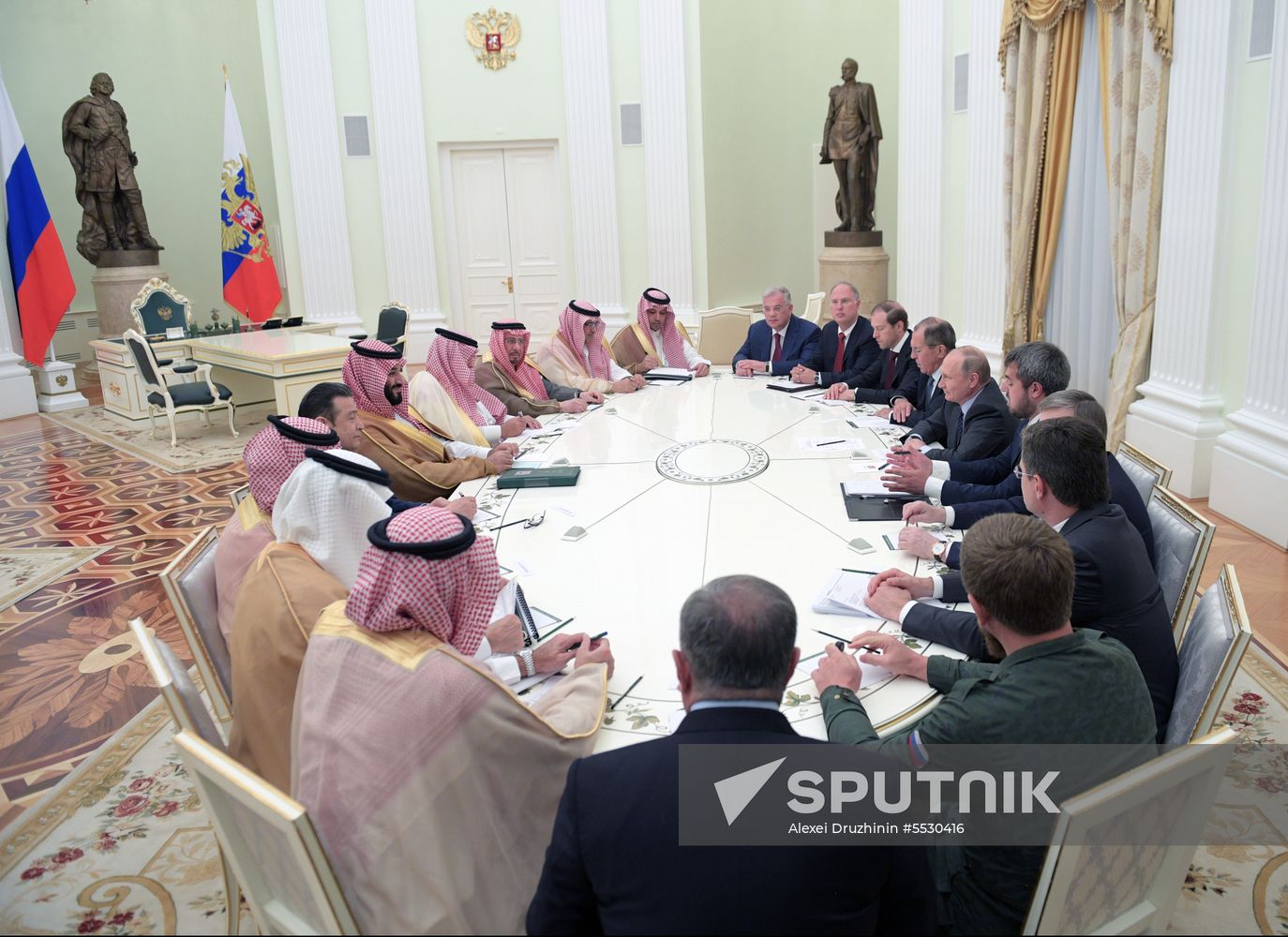 President Putin meets with Saudi Crown Prince Mohammad bin Salman Al Saud