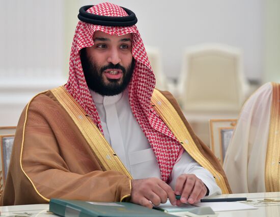 President Putin meets with Saudi Crown Prince Mohammad bin Salman Al Saud