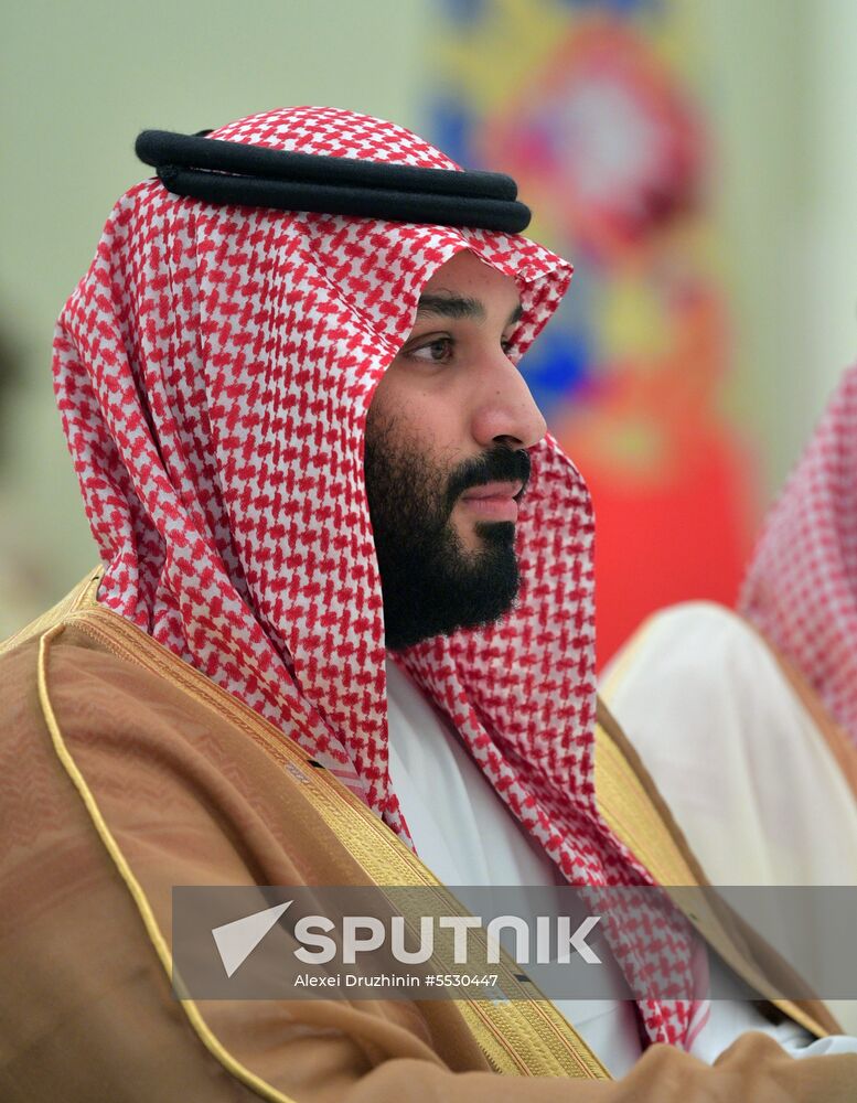 President Putin meets with Saudi Crown Prince Mohammad bin Salman Al Saud