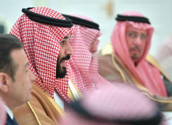 President Putin meets with Saudi Crown Prince Mohammad bin Salman Al Saud