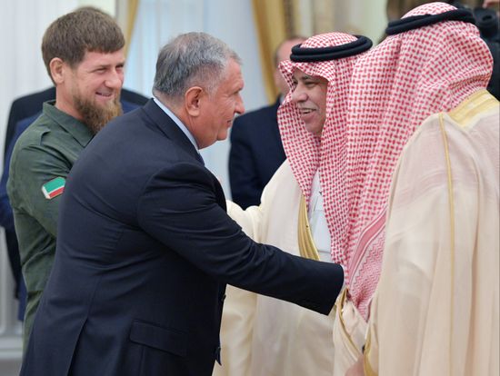 President Putin meets with Saudi Crown Prince Mohammad bin Salman Al Saud