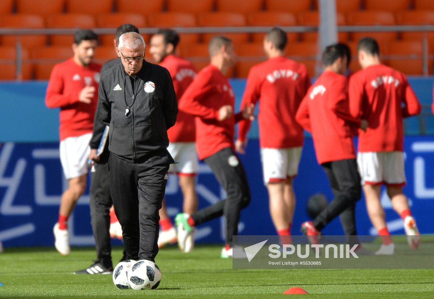 Russia World Cup Egypt Training
