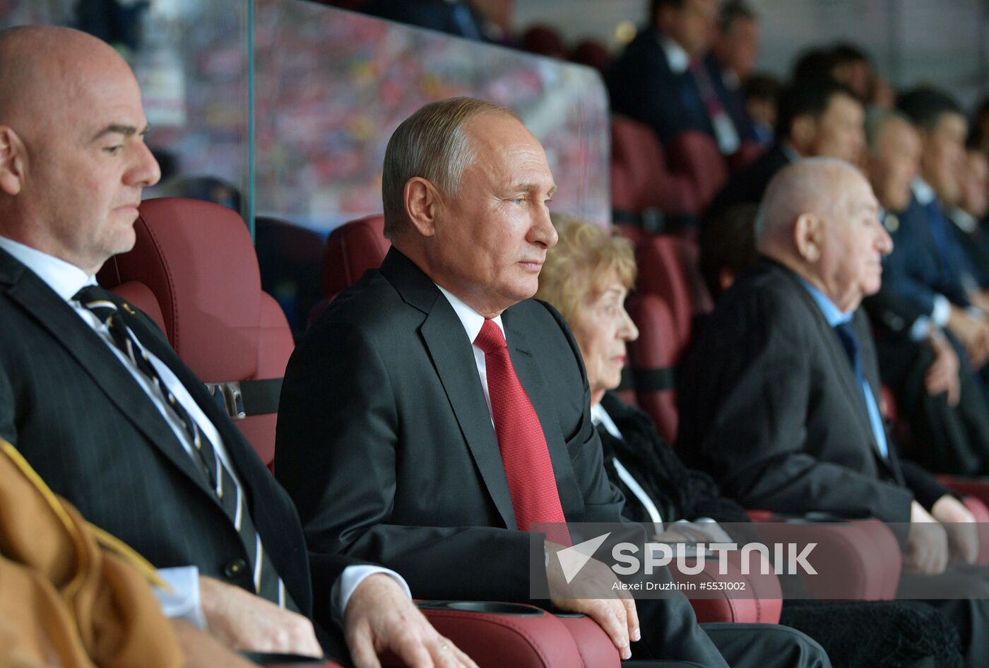 President Putin, PM Medvedev attend 2018 FIFA World Cup opening ceremony