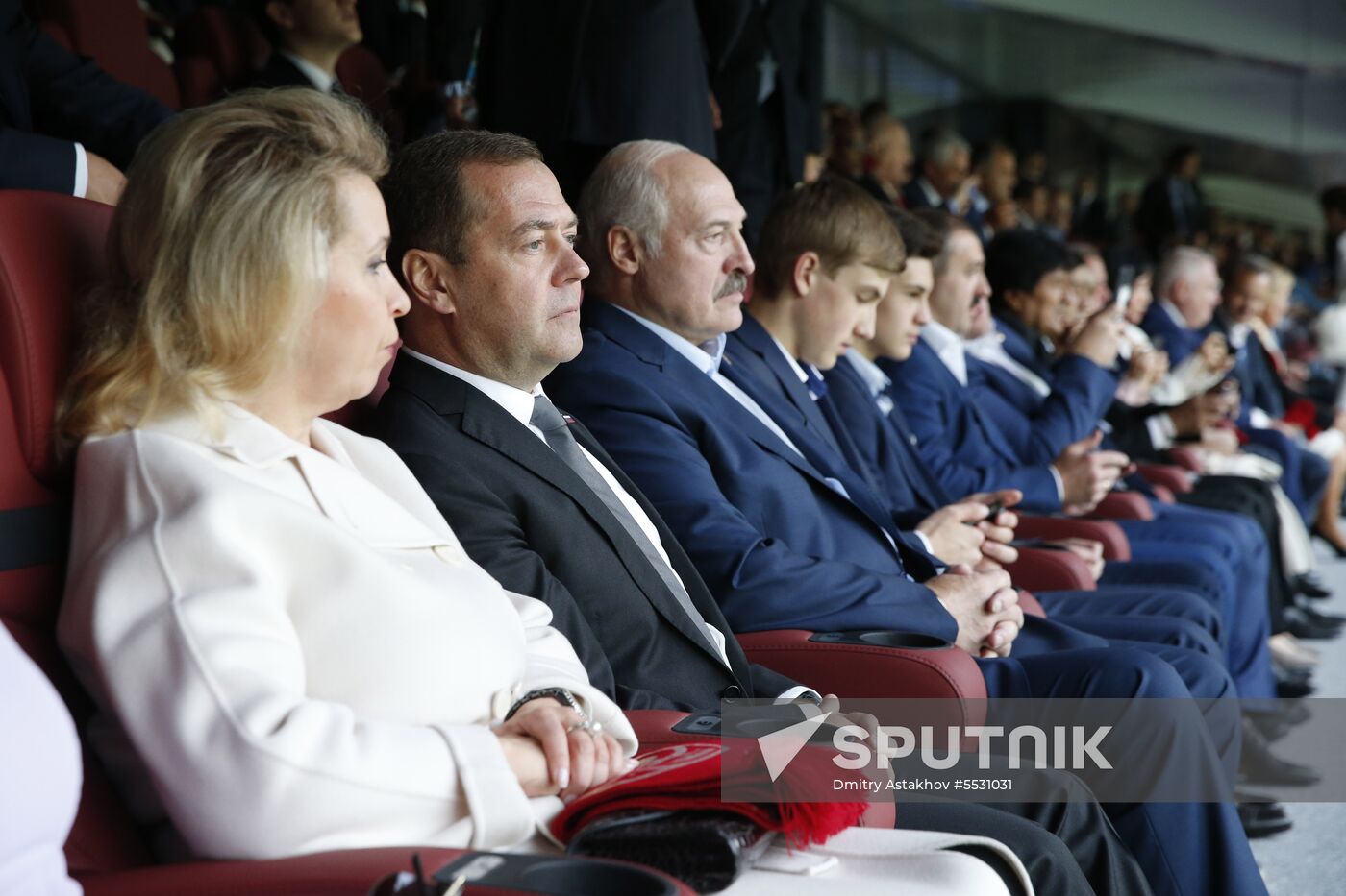 President Putin, PM Medvedev attend 2018 FIFA World Cup opening ceremony