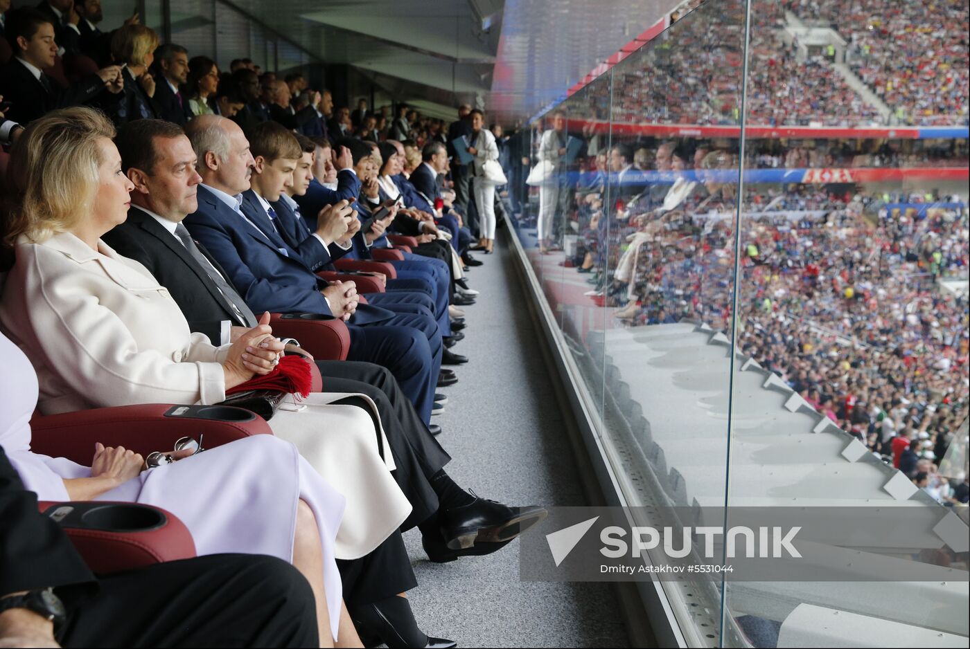 President Putin, PM Medvedev attend 2018 FIFA World Cup opening ceremony