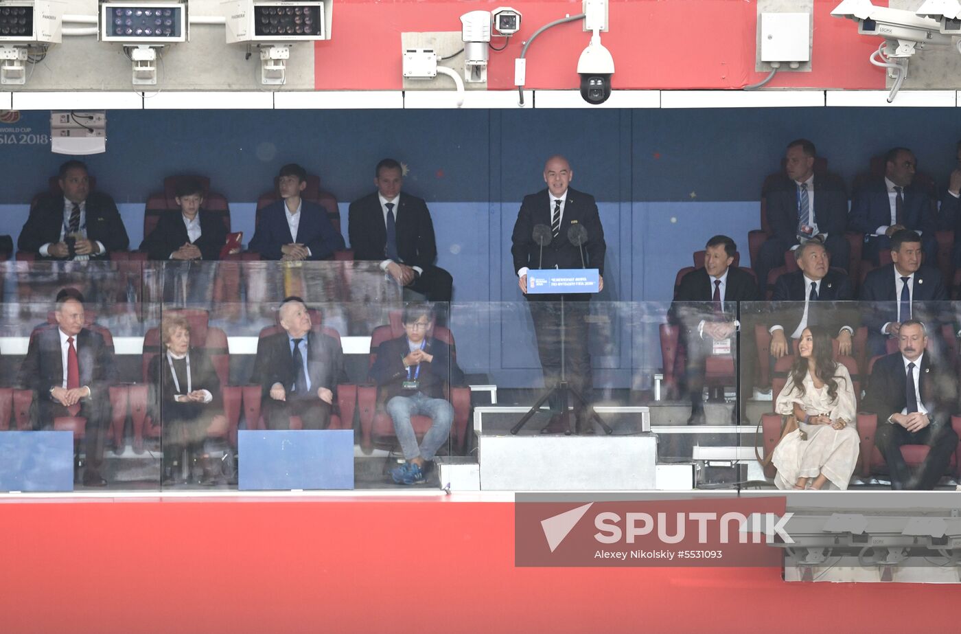 President Putin, PM Medvedev attend 2018 FIFA World Cup opening ceremony