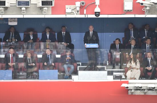 President Putin, PM Medvedev attend 2018 FIFA World Cup opening ceremony