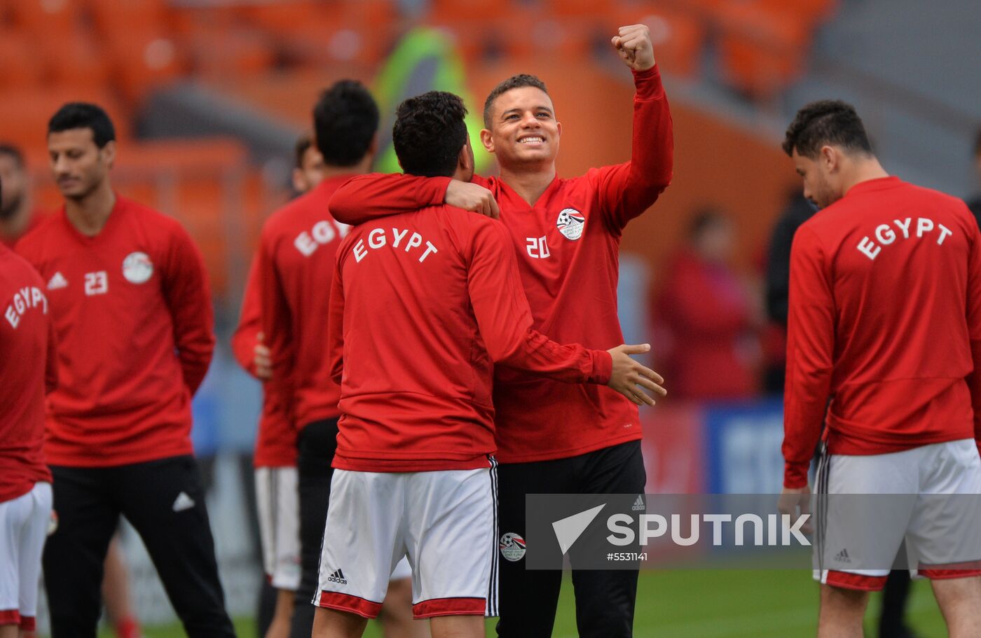 Russia World Cup Egypt Training