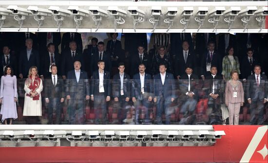 President Putin, PM Medvedev attend 2018 FIFA World Cup opening ceremony