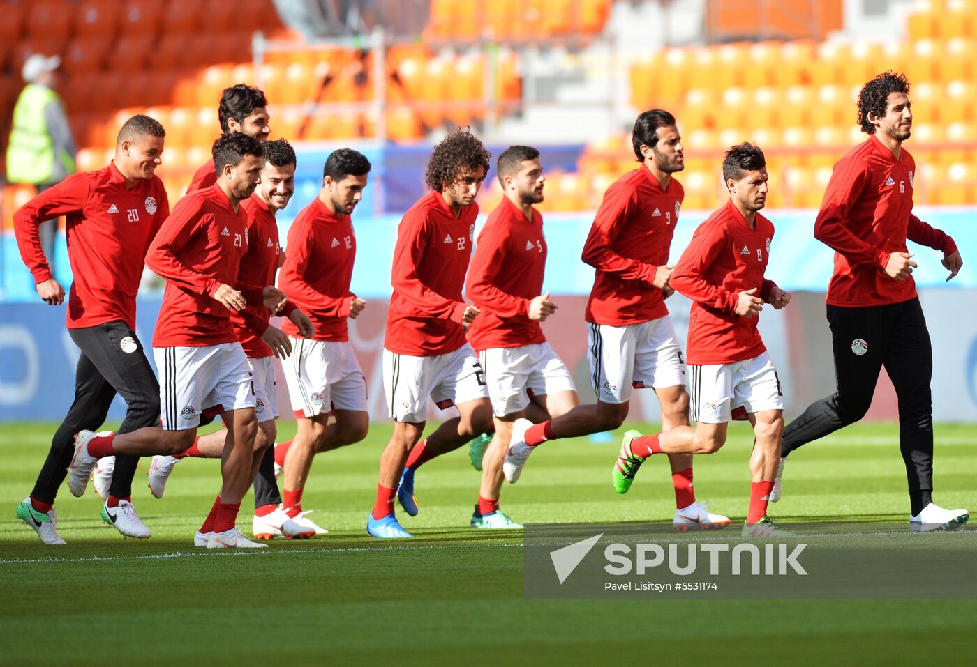 Russia World Cup Egypt Training