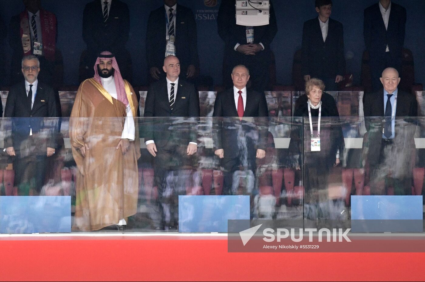 President Putin, PM Medvedev attend 2018 FIFA World Cup opening ceremony