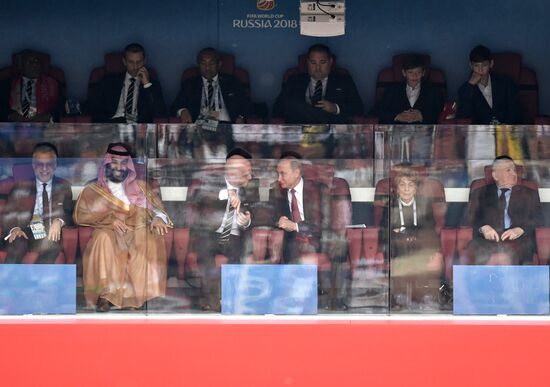 President Putin, PM Medvedev attend 2018 FIFA World Cup opening ceremony