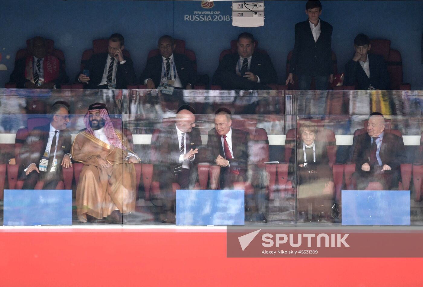 President Putin, PM Medvedev attend 2018 FIFA World Cup opening ceremony