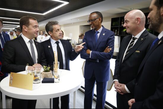 President Putin, PM Medvedev attend 2018 FIFA World Cup opening ceremony