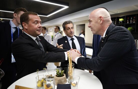 President Putin, PM Medvedev attend 2018 FIFA World Cup opening ceremony