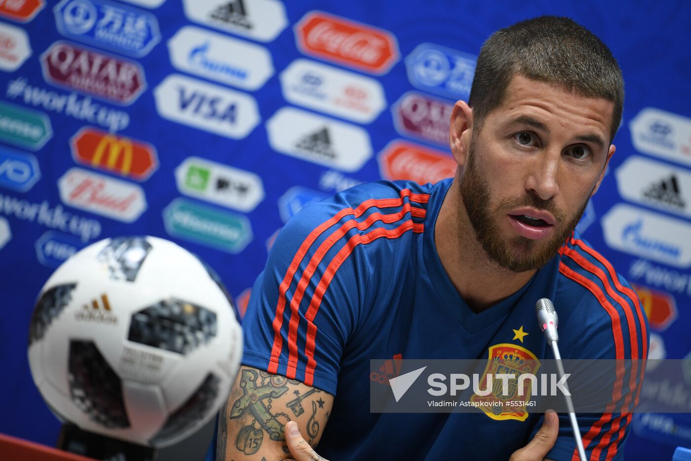 Russia World Cup Spain Training